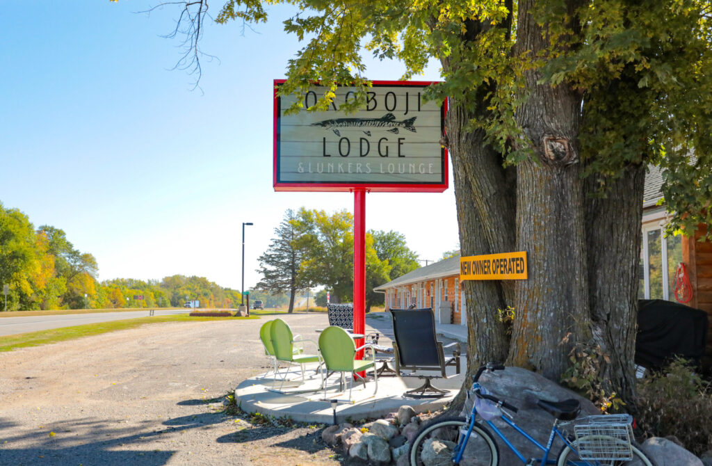 a photo of the signage of Lunker's Lounge