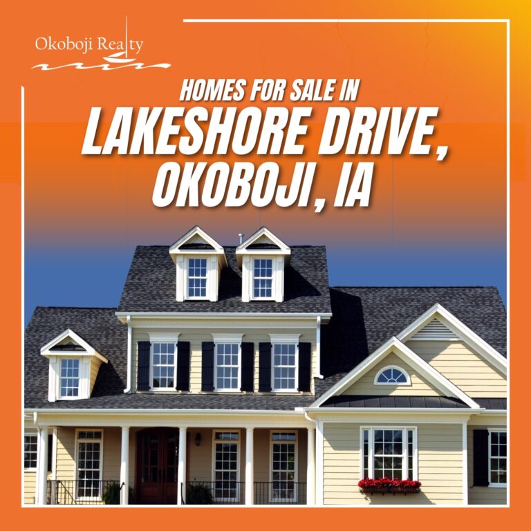 Homes for Sale in Lakeshore Drive, Okoboji, IA