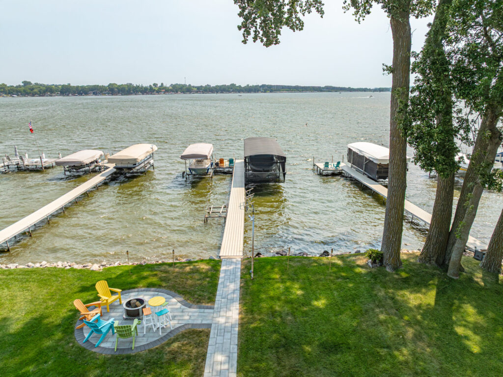 Private Residential Dock on East Lake Okoboji, Blog by Okoboji Realty, Photo by Tom Gustafson