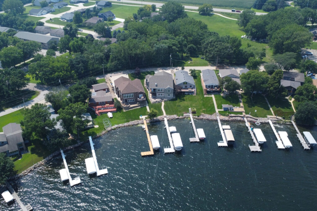 Private Residential Docks in Emerson Bay on West Lake Okoboji, Blog by Okoboji Realty