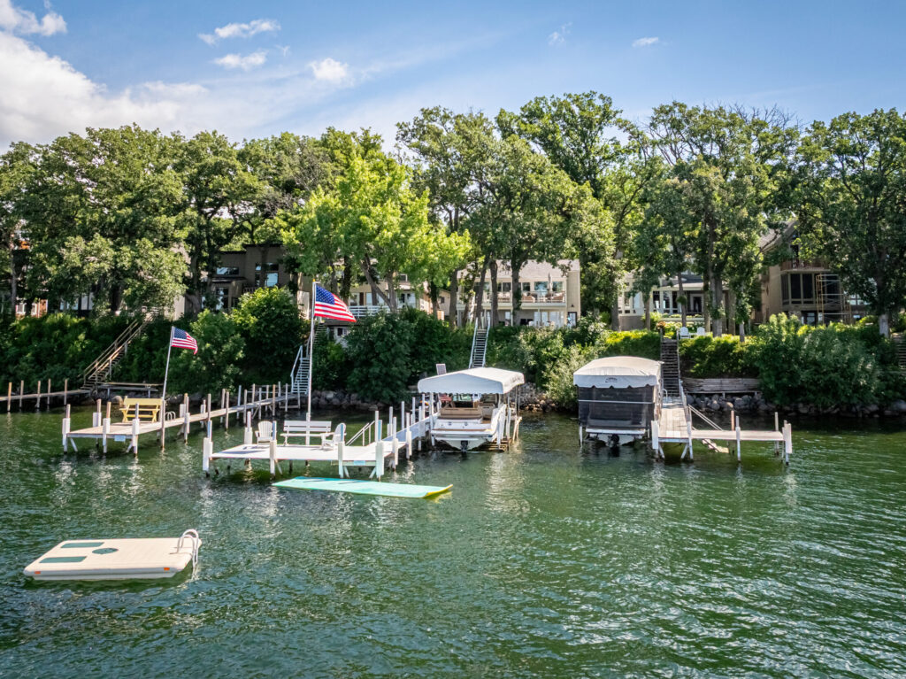 Private Residential Docks & Rafts on West Lake Okoboji